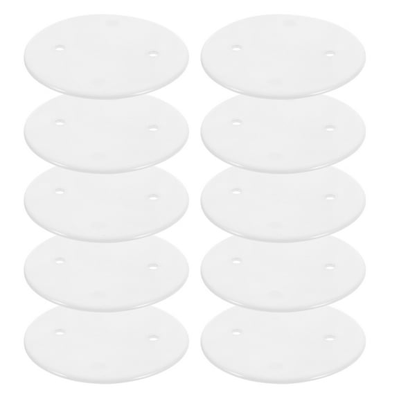 25pcs Round Ceiling Light Plate Covers for Electrical Box Outlet Office Outdoor Use