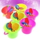thumbnail image 5 of Juego de 6 cubos de playa con juguetes de plástico para jugar en la arena y la cuchara. Juego educativo para niños (patrón y color aleatorios, 4 piezas por juego)., 5 of 8