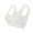 White, variant on Patlollav Womens Bras,Women Seamless Sports Bra Wirefree Yoga Bra with Removable Pads