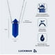 thumbnail image 5 of Collar Hombre LUCKMAN Cadena de Acero Inoxidable Dije de Mármol Blanco u Obsidiana Negra o Azul Modelo Vince UNITALLA, 5 of 6