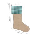 thumbnail image 3 of VerPetridure Diy Simple Imitation Linen Composite Christmas Socks C9 Christmas Decorations Stockings 17 Inches Xmas Fireplace Hanging Stockings Gifts, 3 of 8