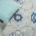 thumbnail image 6 of SAFAVIEH Micro-Loop Donnchad Medallion Area Rug, Grey/Blue, 8' x 10', 6 of 8