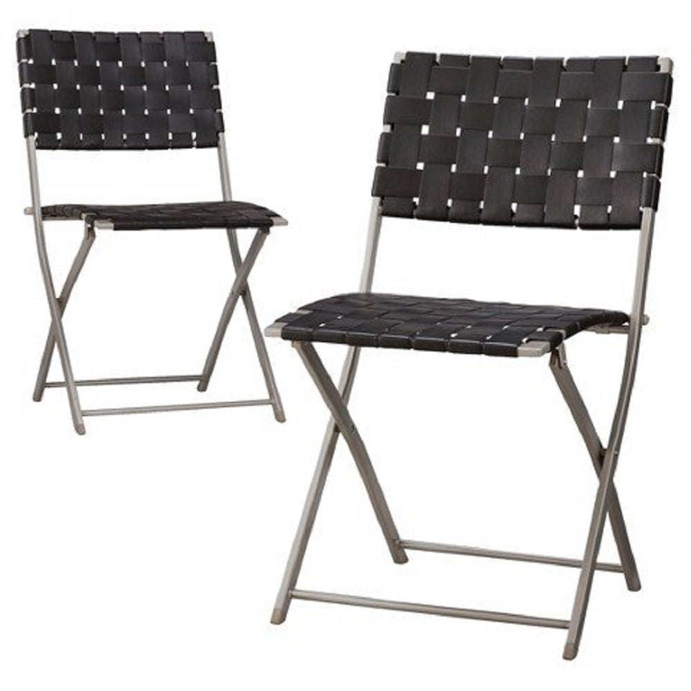 threshold afton metal stacking chair