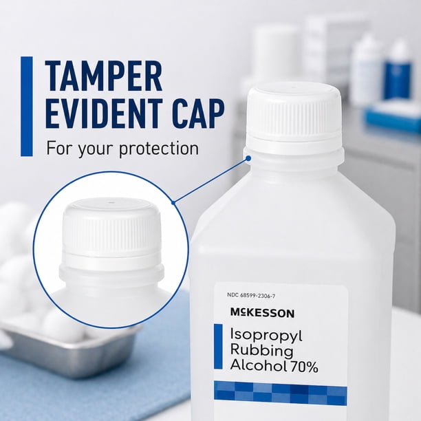 McKesson Isopropyl Rubbing Alcohol, 70% Strength, First Aid