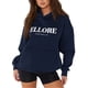 thumbnail image 5 of TRKIYQC Sudadera con Capucha Casual con Bolsillo para Mujer Otoño, Sudadera de Manga Larga con Estampado de Letras TRKIYQC  moda, 5 of 7