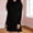 Black, variant on Women's Turtleneck Long Sleeve Solid Casual Dress Base Dress for Women,Black,Women's L-XXXXXL