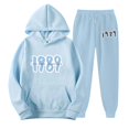 thumbnail image 3 of Sudadera con capucha y pantalones deportivos para hombre y mujer, con estampado de álbum Midnight Swift, de Taylor The Eras Tour, conjunto de 2 piezas, 3 of 5