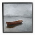 thumbnail image 2 of The Stupell Home Decor Calm Sea Soft Grey Horizon with Red Boat Framed Art, 12 x 12, Design By Artist Kimberly Allen, 2 of 3
