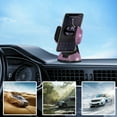 thumbnail image 5 of Diamond Inlaid Car Cell Phone Mount, Dual Function Suction Cup and Navigation Holder, Rotating Cell Phone Mount for Cars, 5 of 6