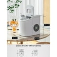 thumbnail image 3 of Portable Compact Electric Ice Maker, Countertop Ice Making Machine w/Easy Operated Panel, Quiet Running & Energy Efficient, 3 of 8