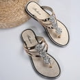 thumbnail image 6 of ibiyuan Platform Flip Flops for Women Thong Sandals for Women Wide Non- Thick Sole Memory Foam Slippers Cushioned Orthofeet Shoes for Women, 6 of 9