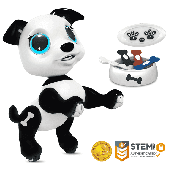 Open Box USA Toyz Robo Pets Puppy Robot STEM Educational Programmable Interactive Dancing Walking Toy 1-Count