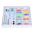 thumbnail image 1 of Plastic Snaps, Vibrant Colors Easy Operation 16 Colors Plastic Snap Buttons With Screwdriver For Sewing For Clothing For Crafts Blue, 1 of 8