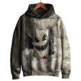 thumbnail image 4 of Womens Halloween Print Sweatshirt, Cozy Long Sleeve Pullover, Aesthetic Vintage Graphic Tee, Perfect for Trick or Treat & Work, 4 of 4