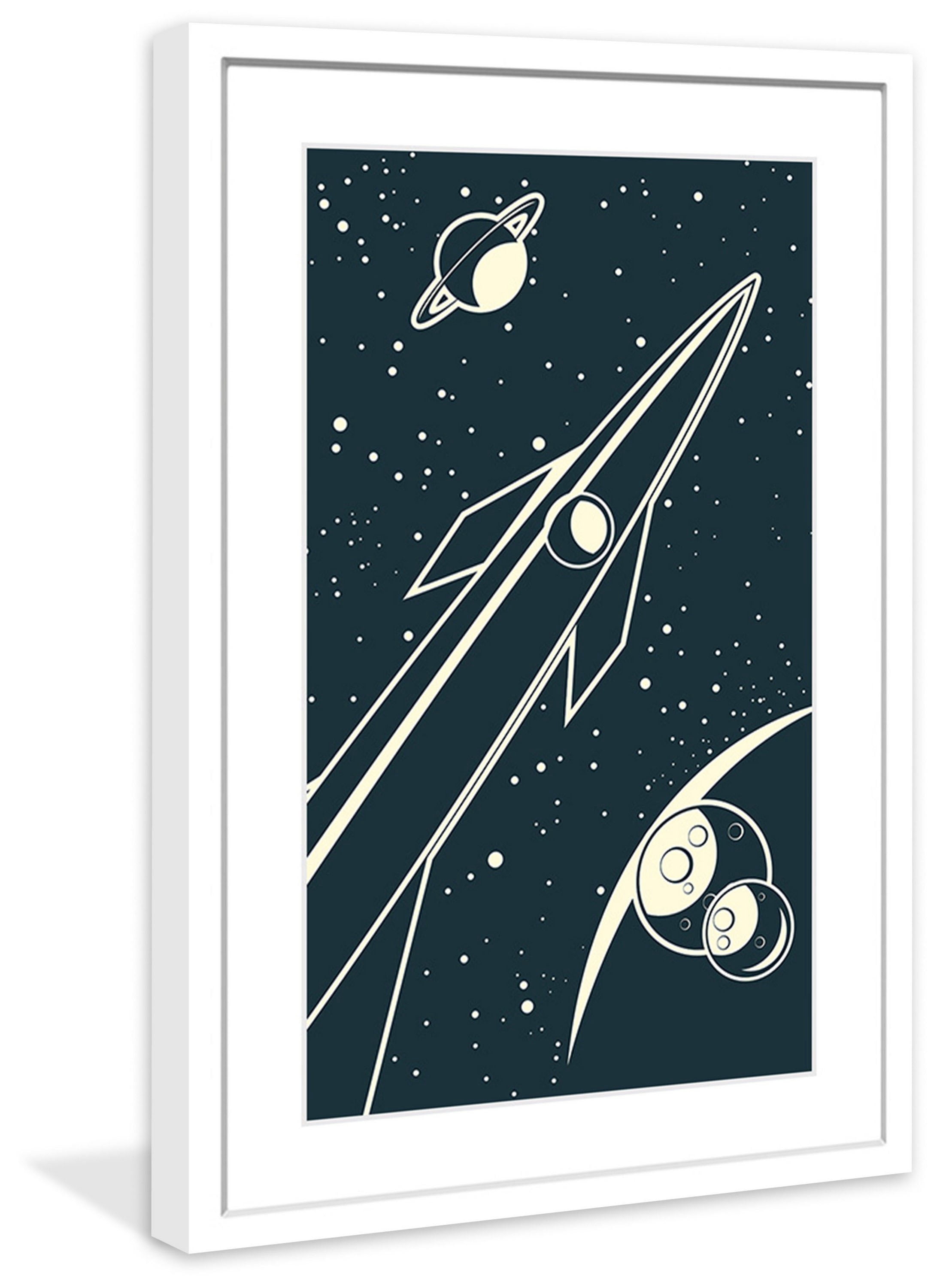 "Deep Space" Framed Painting Print