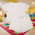 thumbnail image 3 of MEZZALL Child Boys Summer Outfit Sets V-Neck Short Sleeve T-Shirts And Shorts Casual Wear Toddler Youth Fashion Adorable Clothes Sets, 3 of 3