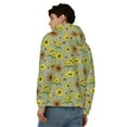 thumbnail image 4 of Naloa Sage Green With Sunflowers Men’s Hoodies, Zip up Hoodie, Sweatshirts,Hoodies for Men Sizes S-3XL-Medium, 4 of 5
