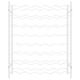 thumbnail image 2 of vidaXL Wine Rack for 48 Bottles White Metal, 2 of 5