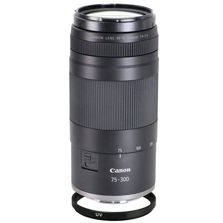 Canon RF 75-300mm f/4-5.6 Lens (Canon RF) with 58mm UV Filter