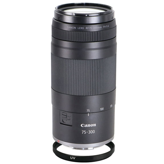 Canon RF 75-300mm f/4-5.6 Lens (Canon RF) with 58mm UV Filter