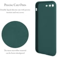 thumbnail image 6 of Case for iPhone 7 Plus iPhone 8 Plus, Slim Liquid Silicone Phone Case with 360 Rotatable Ring Holder Kickstand Fashion Hand Strap Magnetic Car Mount Shockproof TPU Bumper Cover - Dark Green, 6 of 16