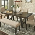 thumbnail image 2 of Ashley Furniture Rokane Extendable Dining Table in Brown, 2 of 3