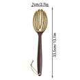 thumbnail image 4 of Natural Boar Bristle Bath Brush with Wooden Long Handle, Gentle Cleansing Exfoliating Shower Body Brush for Back Skin Care, Comfort Grip Scrubber for Daily Bathroom Use, 4 of 8