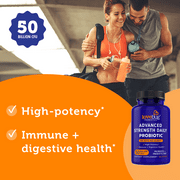 LoveBug Probiotics No Guts No Glory Advanced Strength Daily Probiotic, 30 Count