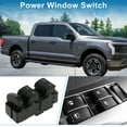 thumbnail image 2 of Interruptor de ventana eléctrica Unique Bargains para el lado del conductor delantero izquierdo para Ford F-150 2009-2010 Negro, 2 of 7