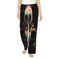thumbnail image 2 of Goofa Glitch Screaming Skull Printed Soft Pajama Pants for Women, Wide Leg Comfy Casual Lounge Yoga Pants-Large, 2 of 9