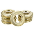 thumbnail image 1 of Unique Bargains 1-9/16'(40mm) Inner Dia. Plastic Curtain Grommets, Bright Golden, 48Pack, 1 of 5