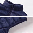thumbnail image 4 of Women's Lightweight Down Vest Solid Color Short Jacket Outerwear Warm Winter Fashion Coat, 4 of 5
