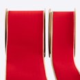 thumbnail image 4 of Cinta decorativa CSZD RIBBON, terciopelo rojo, 10 años, 10 m, bordes dorados, 4 of 9