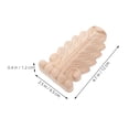 thumbnail image 2 of Hemoton Wood Carved Appliques Carving Decoration Wood Roman Column Corbels Decorative Shelf Bracket Vintage Wall Shelf Corner Trim for Home Wall Decoration, 2 of 8