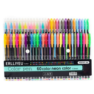 Glitter Gel Pens 48 Colors - Colored Pens for Adult Coloring