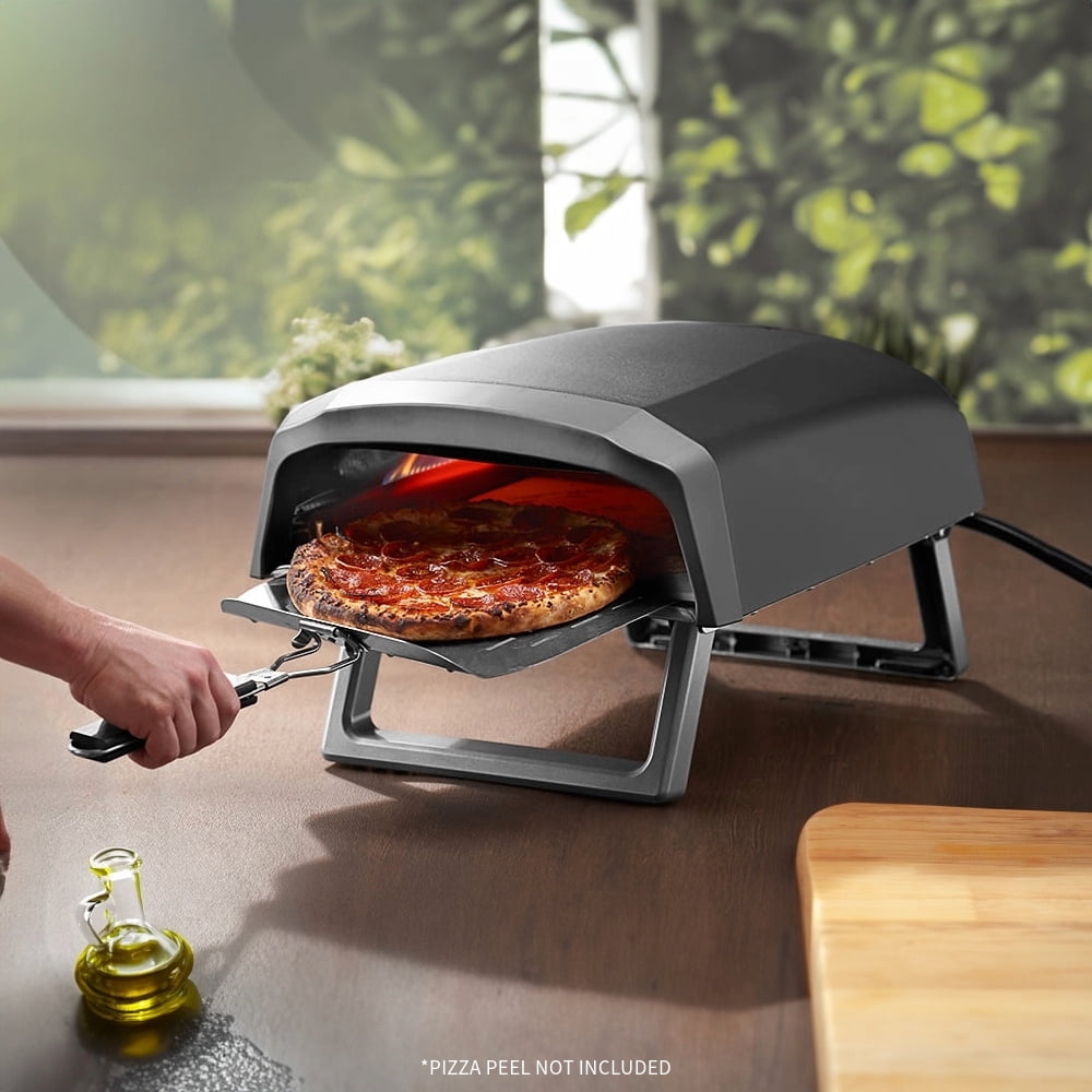 Commercial Chef Outdoor Pizza Oven - 12" Propane Gas Portable for Outdoor Use