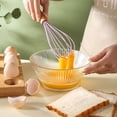 thumbnail image 3 of Batidor de mango de madera de gel de sílice - Batidor de cocina para el hogar Batidor de mano multifunción Batidor de globo antiadherente Fácil de limpiar Adecuado para el hogar Restaurante, 3 of 4