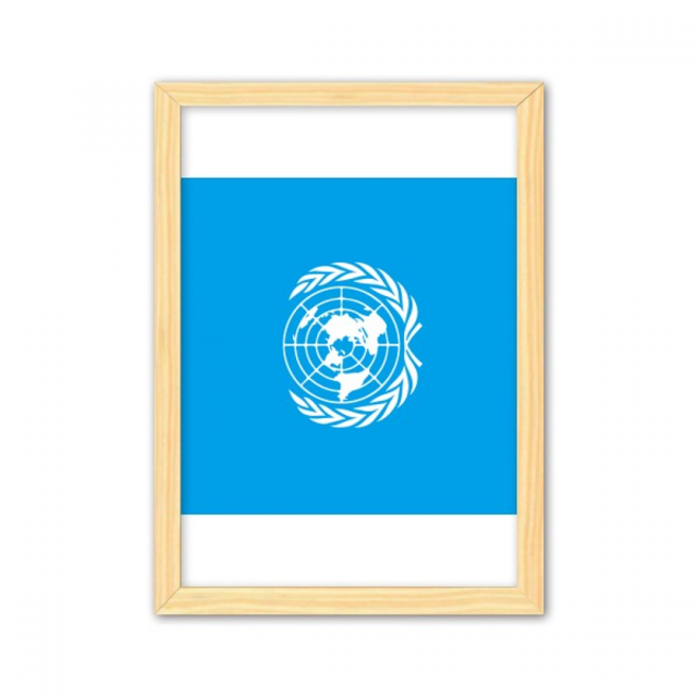 Turismo país un logotipo único Memorial Cuadro de madera decorativa marco de casa A4