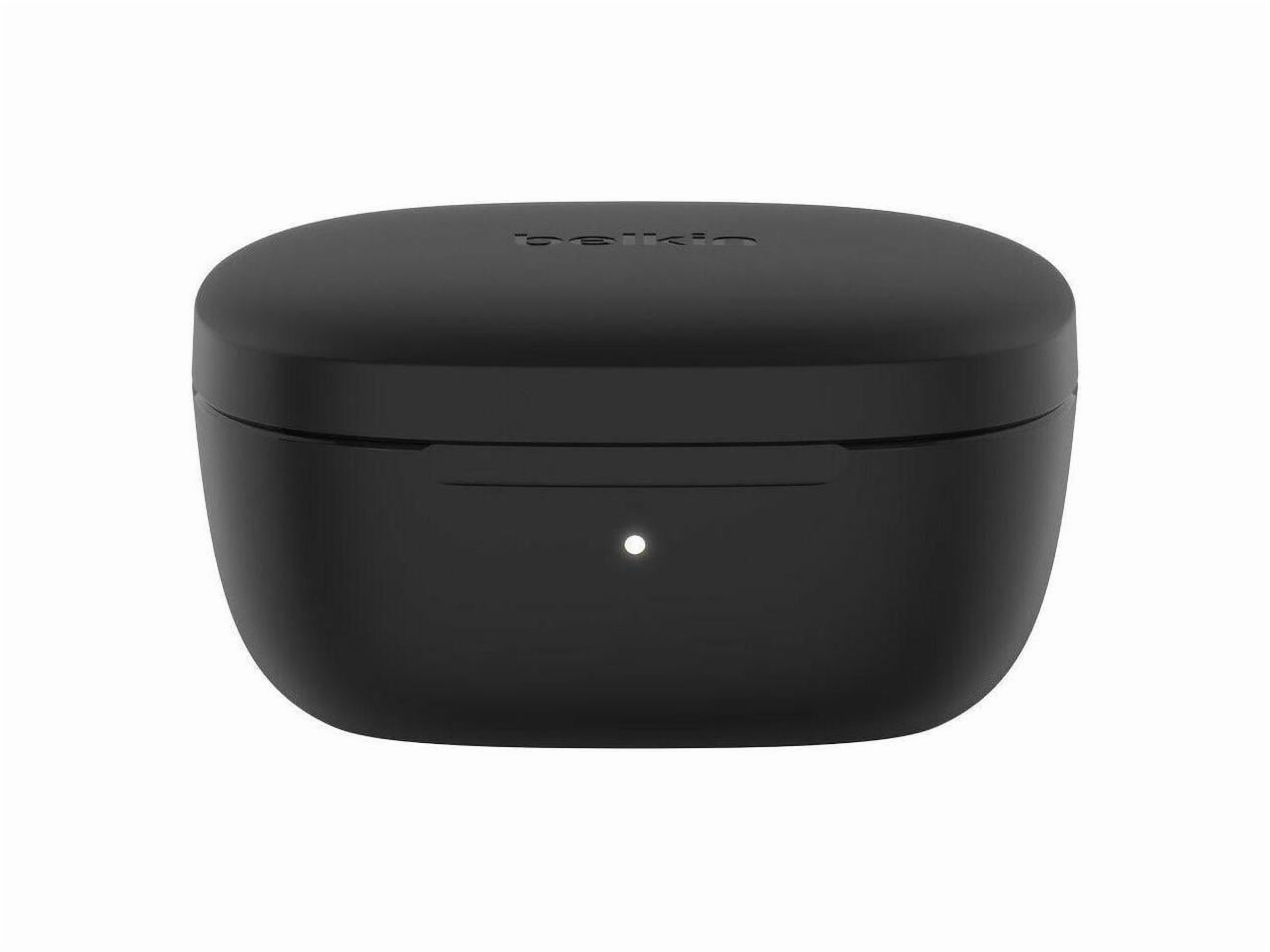 Belkin SoundForm Motion True Wireless Earbuds - Mono, Stereo - True Wireless - Bluetooth - 32.8 ft - Earbud - Binaural - In-ear - Noise Canceling - Black