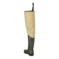 thumbnail image 4 of Frogg Toggs Bull Frogg Bootfoot Hip Waders for Men, 3-Ply Canvas Waders for Fishing with Steel Shank, Felt, Khaki, Size 8, 4 of 5