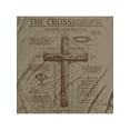 thumbnail image 5 of Kerusso Unisex Short Sleeve Casual T-Shirt, The Cross, Khaki, XL, 5 of 9