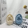 thumbnail image 5 of Molde Silicon Navidad Sagrada Familia Virgen Jesus Vela 3d blanco, 5 of 5