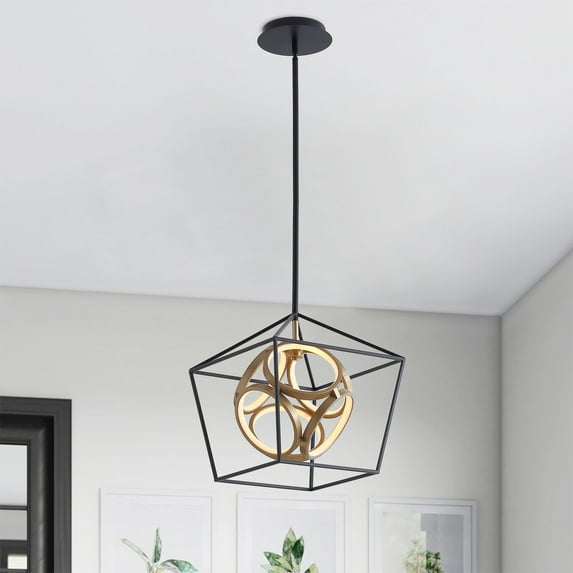Aiwen Geometric Modern Pendant Light Square Shape LED Ceiling Lamp Fixture