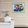 thumbnail image 4 of Peinture Diamant 5D DIY Personnage Mario Kit de Broderie Ronde Complète, 4 of 8