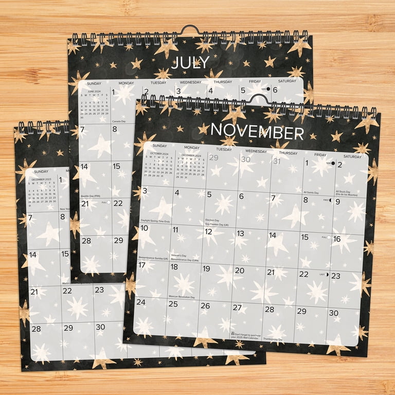 Starry Night 2024 12" x 12" Spiral Monthly Wall Art Calendar, Celestial  Art, Willow Creek Press - Walmart.com