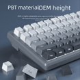 thumbnail image 3 of Posición de la lámpara inferior, luz blanca, conexión en caliente, teclado para juegos, eje rojo, gradiente diurno polar, tallado lateral, teclado mecánico, 3 of 5