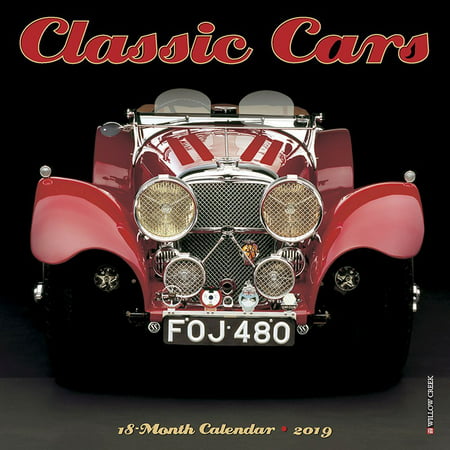 2019 Classic Cars Mini Wall Calendar, by Willow Creek