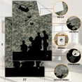 thumbnail image 3 of Ottomanson US ARMY Soldier Camouflage Non-Slip Rubberback 3x5 Machine Washable Area Rug, 3'3" x 5', Camo, 3 of 8