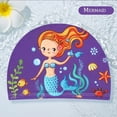 thumbnail image 2 of Hot Spring Children's Comfortable Bathing Caps Cartoon Cloth Bathing Caps for Boys Girls Fashion Printing Caps, 2 of 5