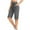Dark Gray, variant on Kinrui Women's Bermuda Long Shorts with Pockets High Waisted Athletic Knee Length Yoga Shorts Sky Blue 2XL